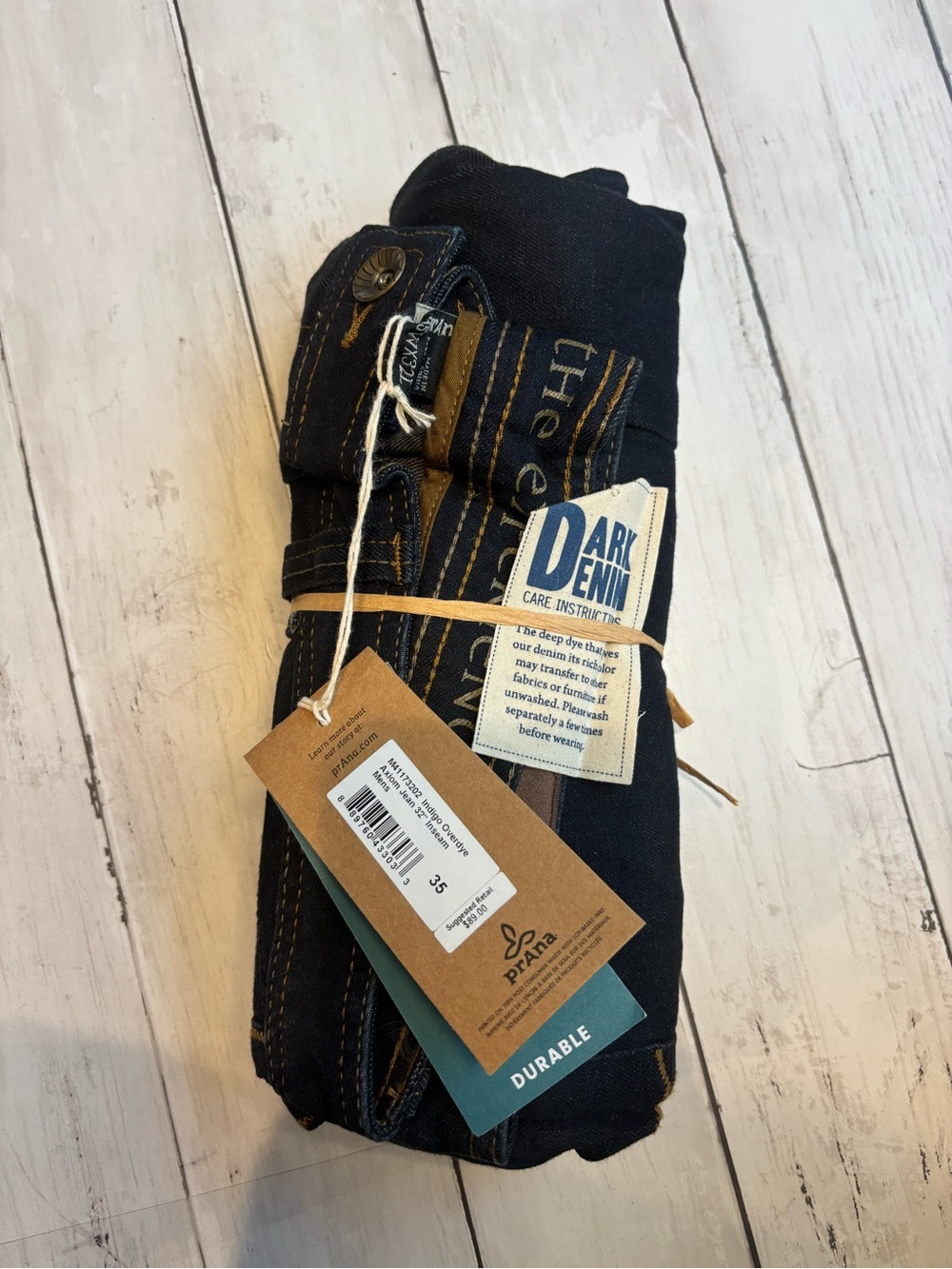BRAND NEW PrAna Axion Dark Denim Men’s Jeans